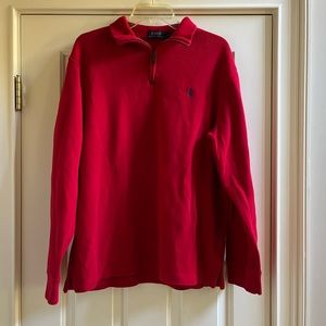 Red Ralph Lauren quarter zip